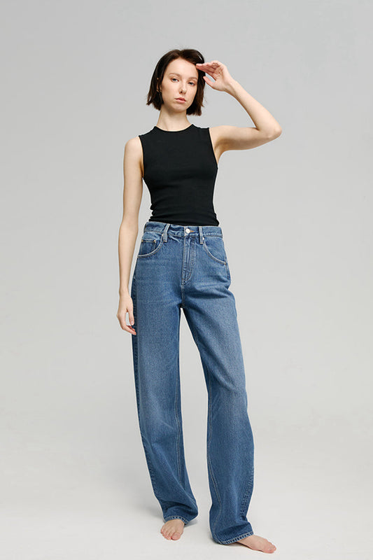 Moon Curve Jeans HJ031