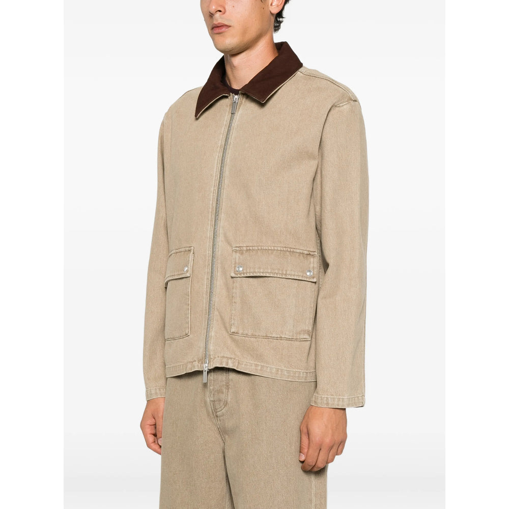 Drôle de Monsieur Outerwear Denim Neutrals, view 2