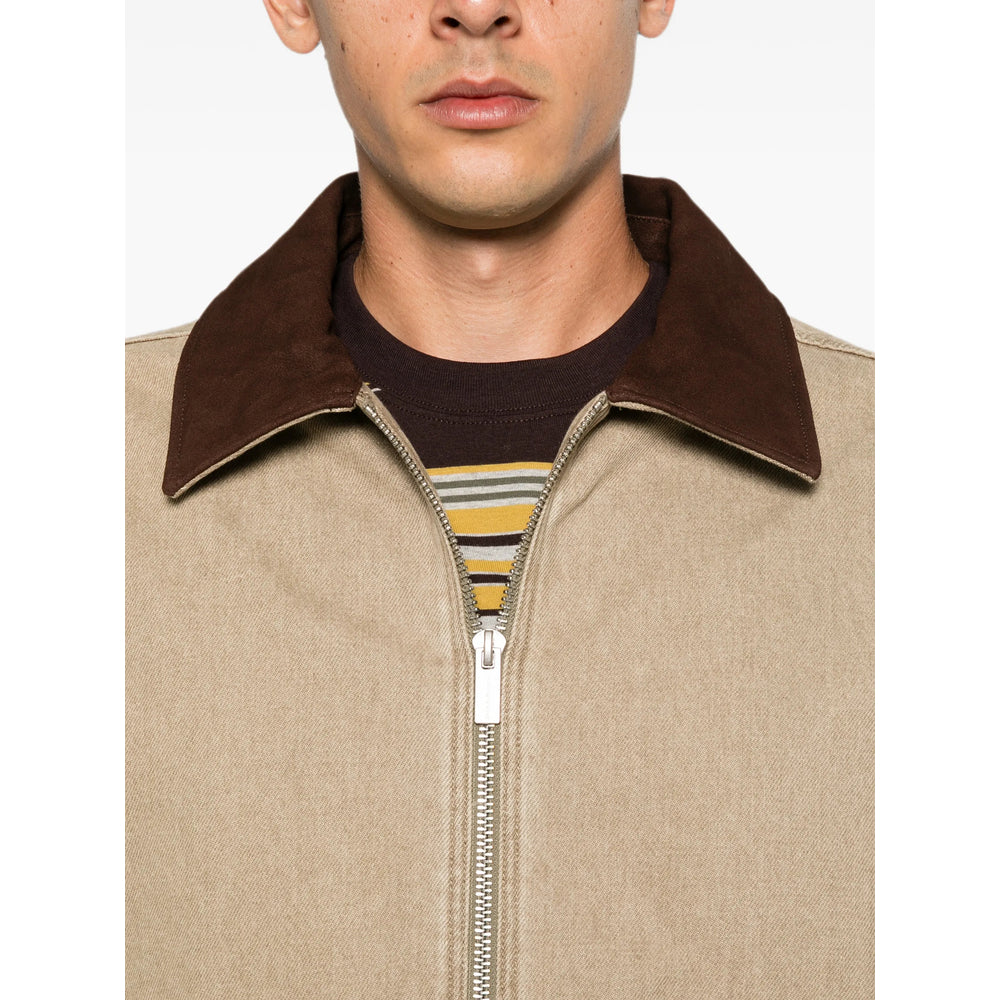 Drôle de Monsieur Outerwear Denim Neutrals, view 3
