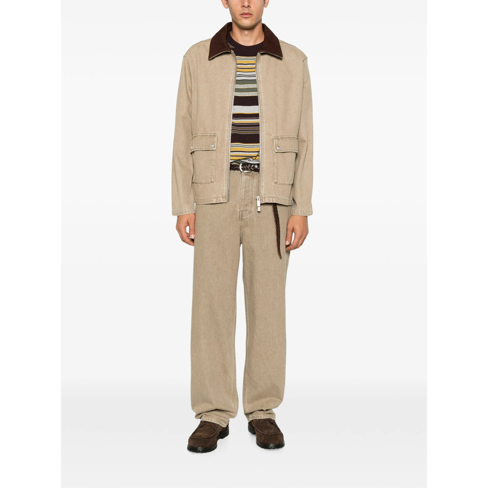Drôle de Monsieur Outerwear Denim Neutrals, view 4