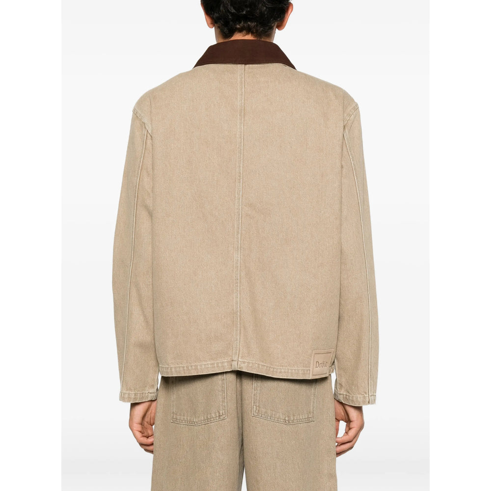 Drôle de Monsieur Outerwear Denim Neutrals, view 5