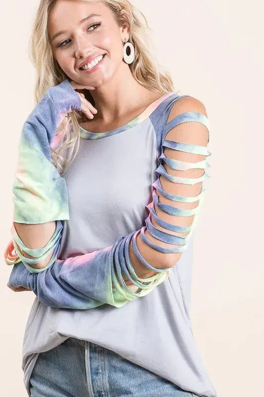 Women's Tee - Tie Dye Jersey Knit - Soft & Stylish