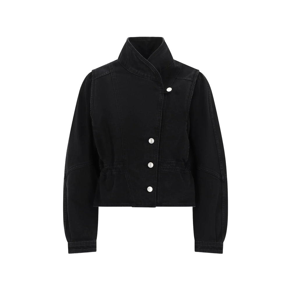 Marant Étoile Cotton Denim Jacket Black