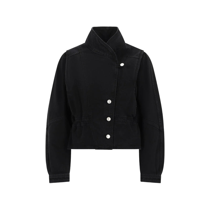 Marant Étoile Cotton Denim Jacket Black
