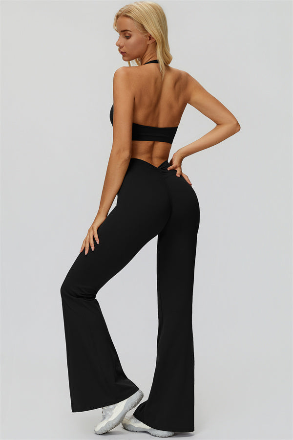 The Fyra Sports Bra Flared Leggings 2-Piece Set