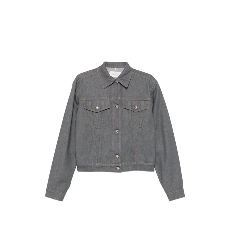 Denim Jacket Grey Cotton