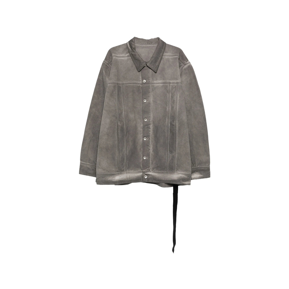 Denim Jacket in Faded Dust Grey