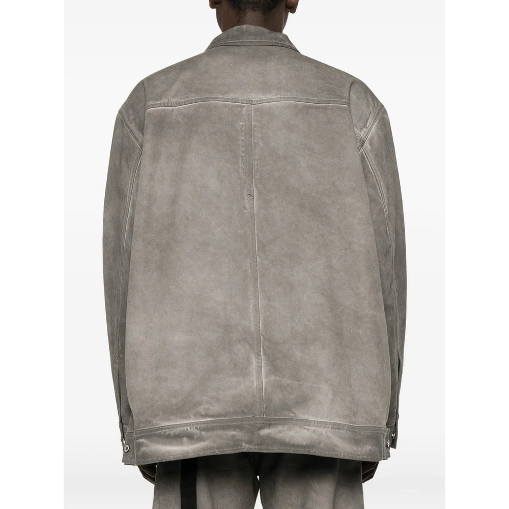 Denim Jacket in Faded Dust Grey