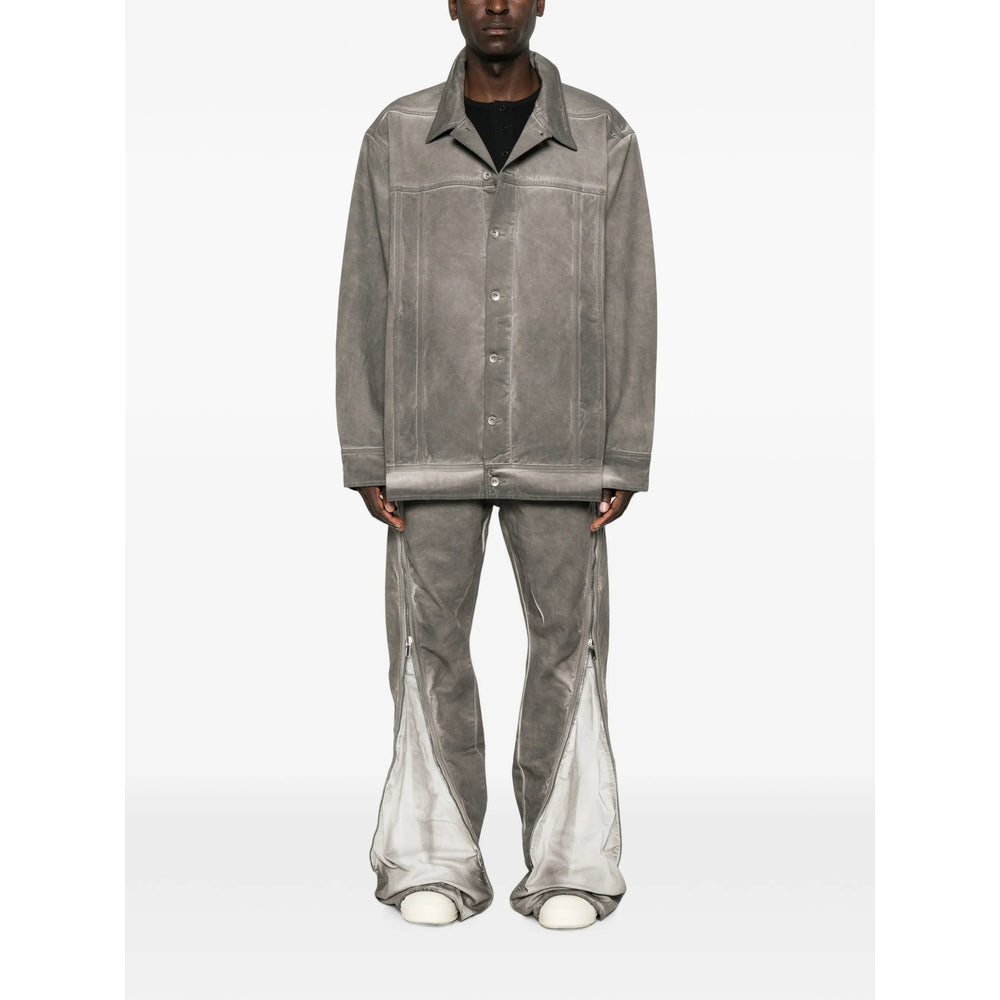 Denim Jacket in Faded Dust Grey