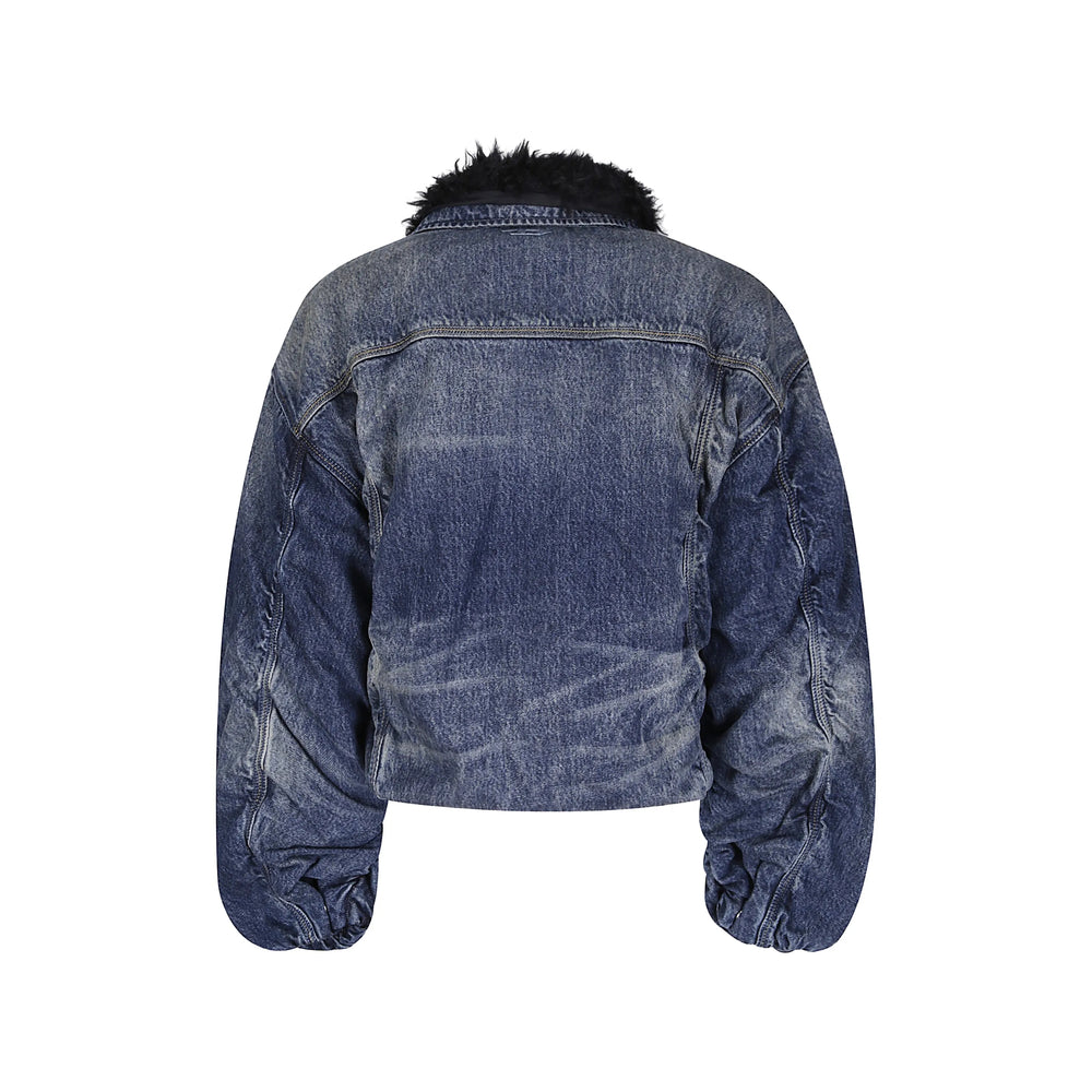 Diesel Cotton Denim Jacket Blue, view 3