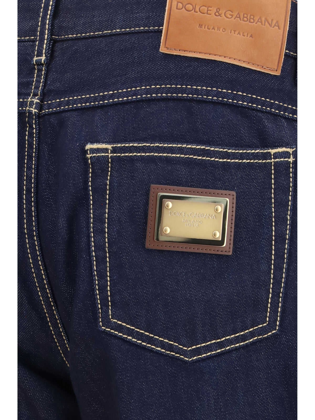 Dolce & Gabbana Denim Pants 100% Cotton, view 3