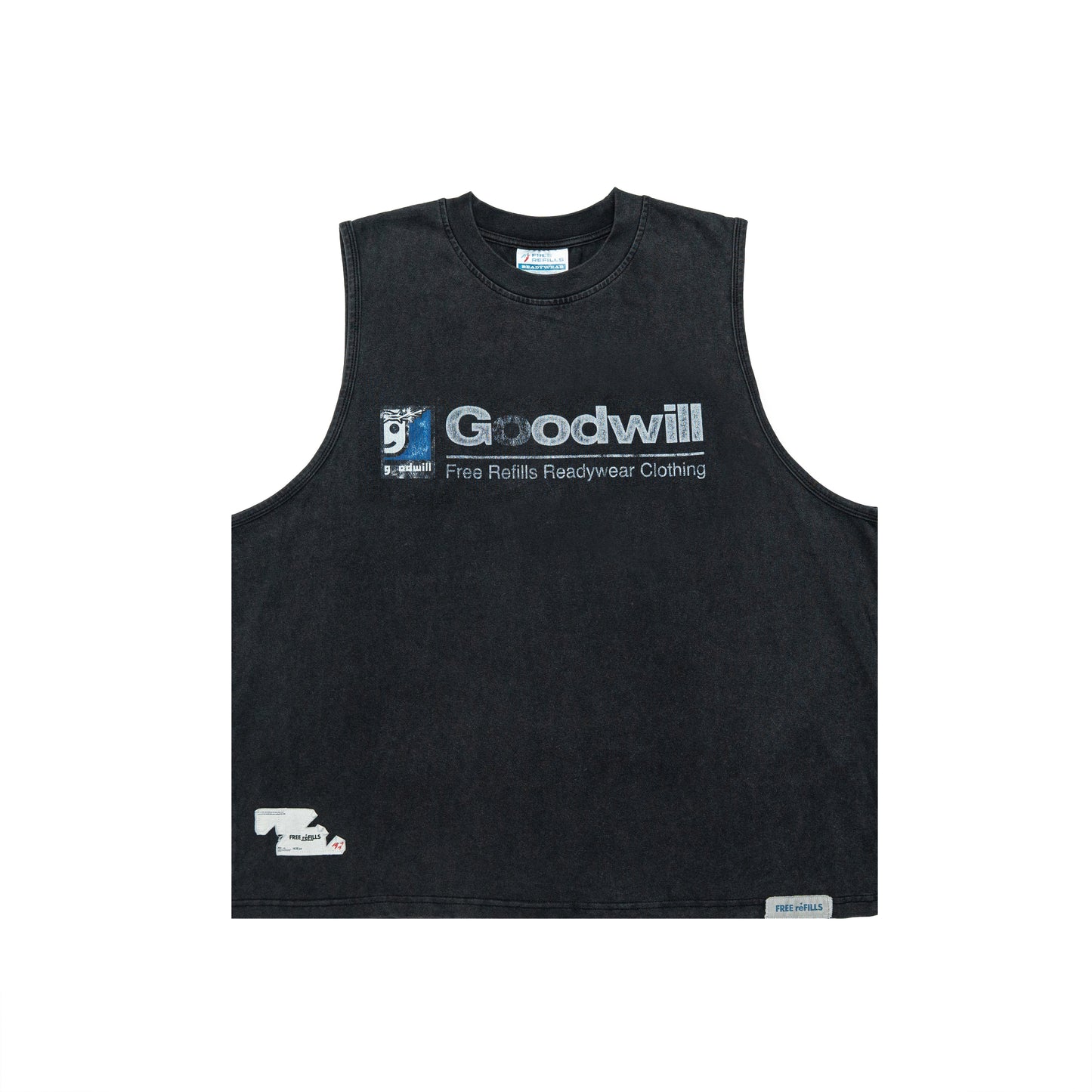Goodwill Cut-Off Tee - Black
