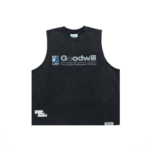 Goodwill Cut-Off Tee - Black