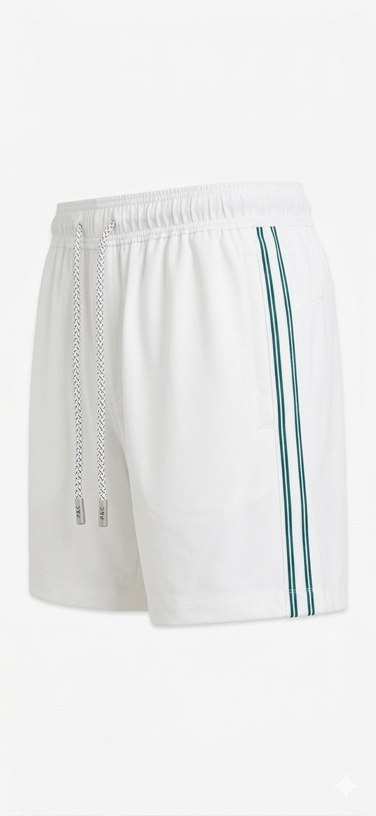 Pier St. Barths - White Ripstop Swim Shorts