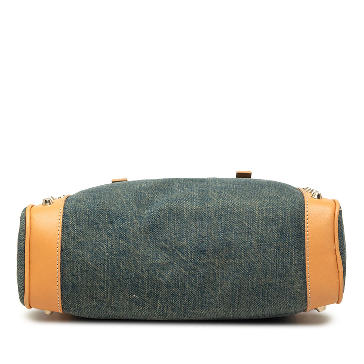 Shoulder Bag Studded Denim (Pre-Owned)