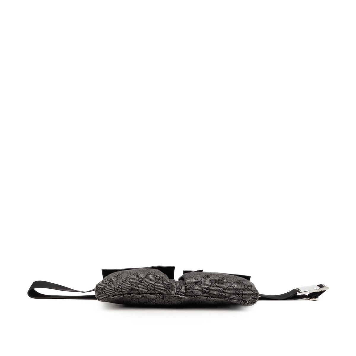 Belt Bag Denim Double Pocket Black (Pre-Owned)