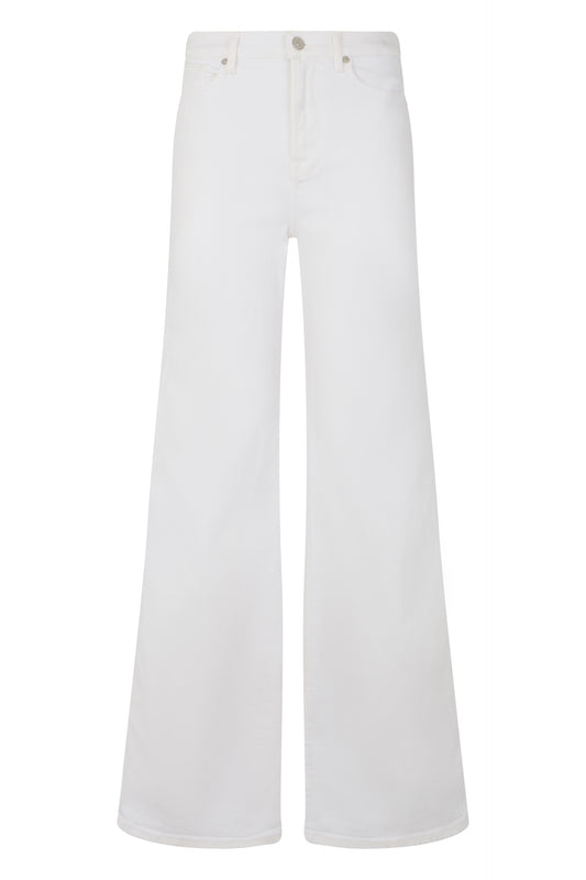 High-Rise Flare Jeans in Yellow