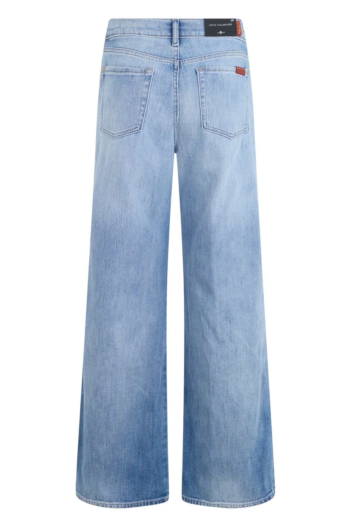 High-Rise Wide-Leg Jeans in Light Blue