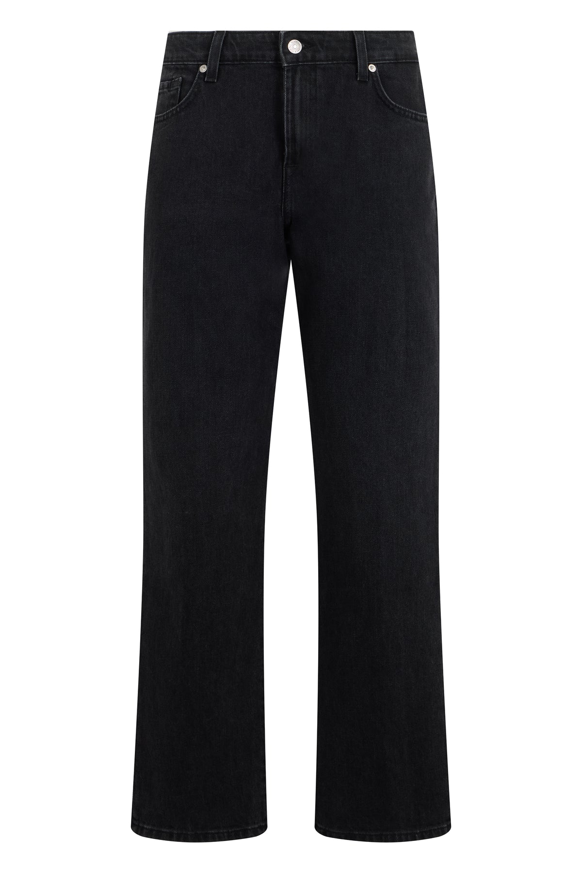 Straight Jeans in Heavy Rain