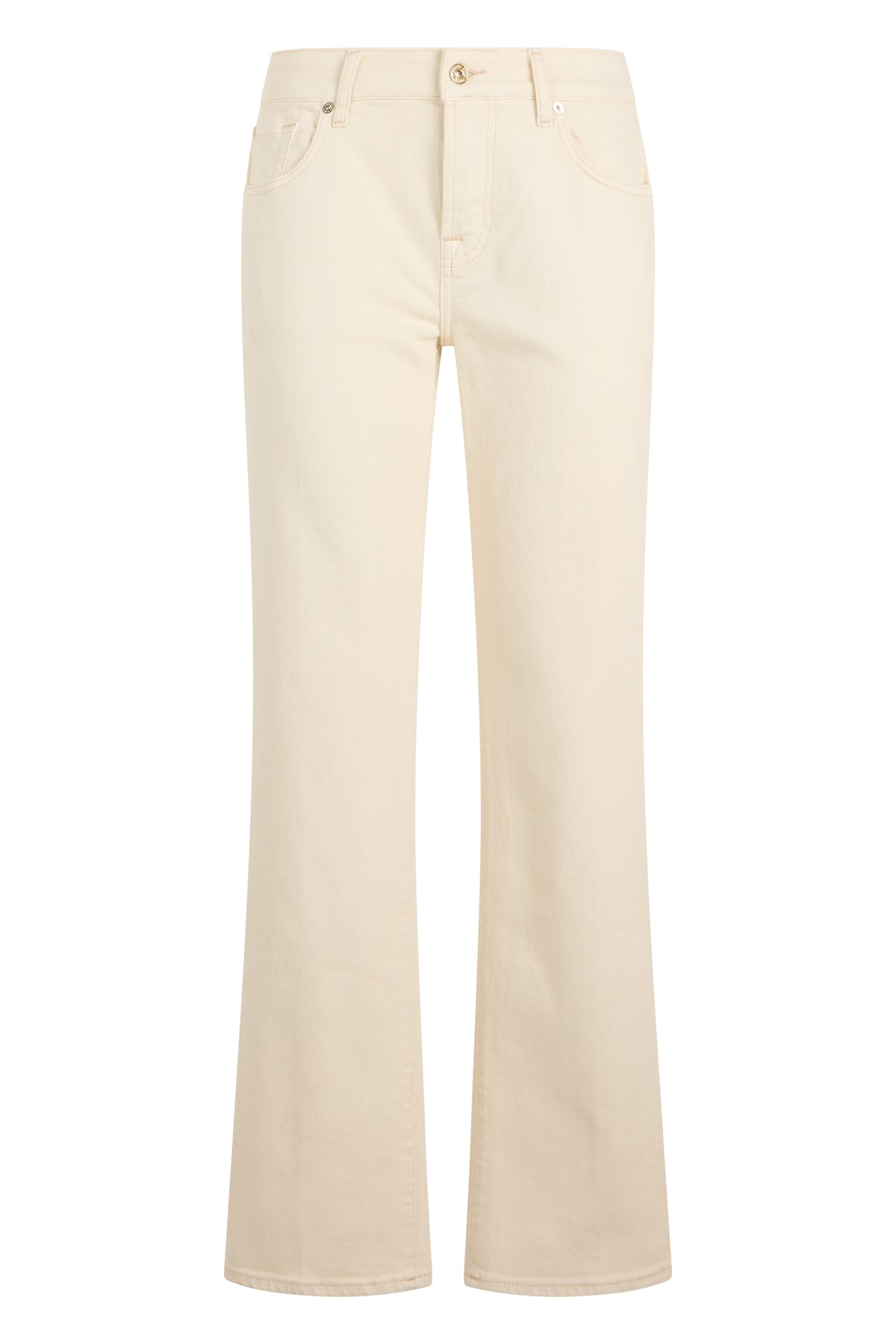 High-Rise Straight Jeans in Moondust