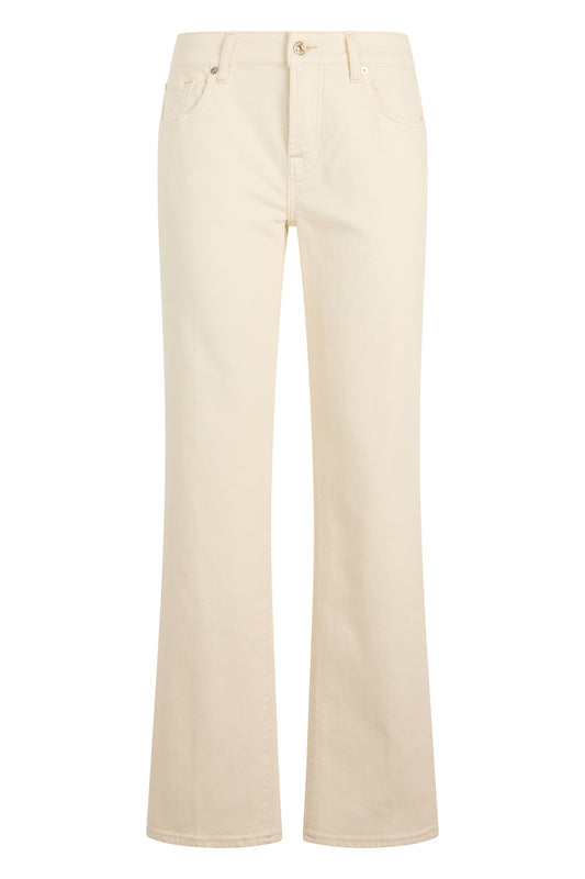 High-Rise Straight Jeans in Moondust