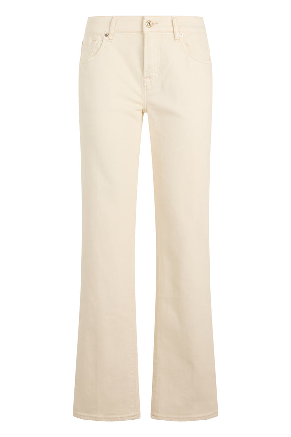High-Rise Straight Jeans in Moondust