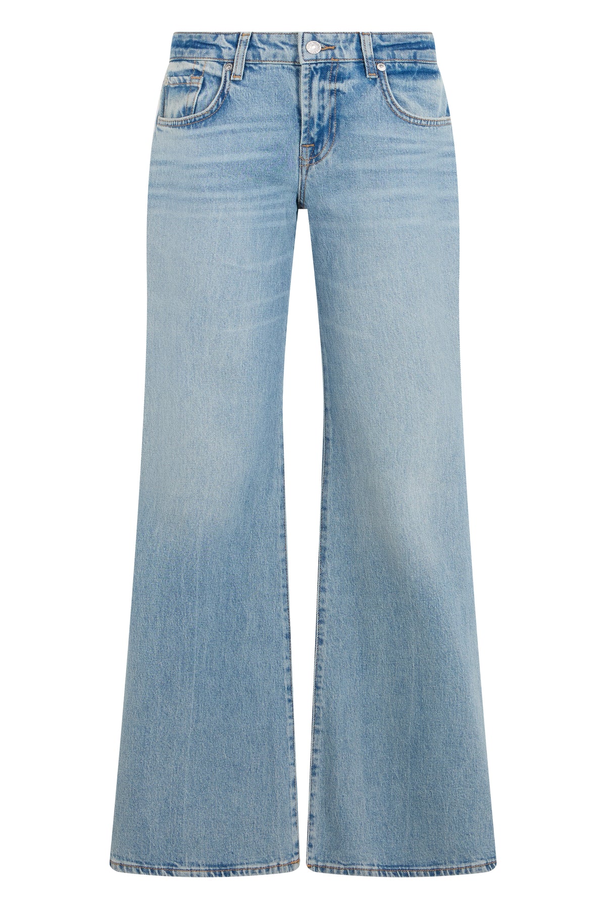 Palazzo Jeans in Light Blue