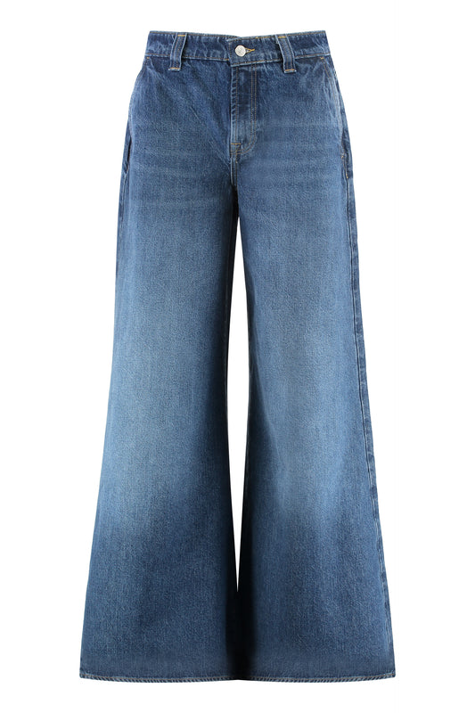 Willow Wide-Leg Jeans in Black