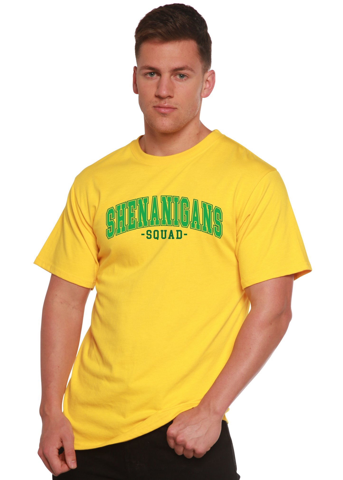 Shenanigans Squad Unisex Bamboo/Cotton Graphic T-Shirt
