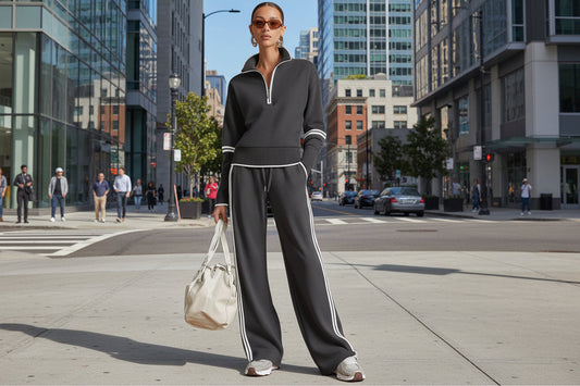 Women’s Casual Long Sleeve Two Piece Sports Set