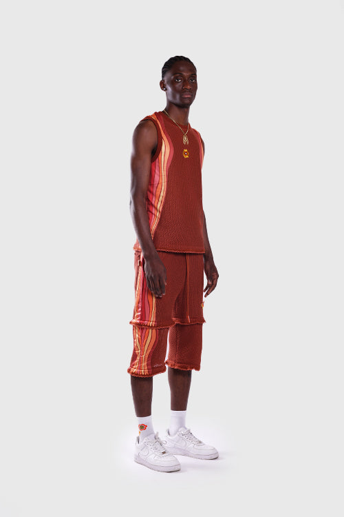 7eventies Crochet Knit Sleeveless Vest