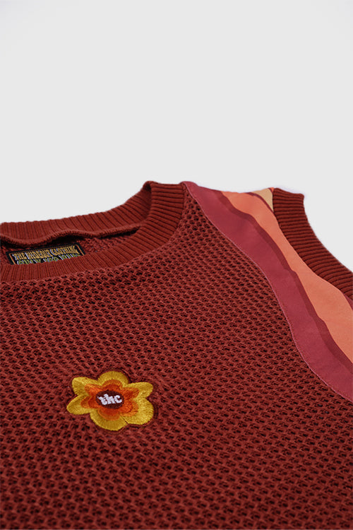 7eventies Crochet Knit Sleeveless Vest