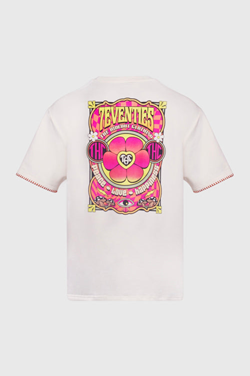 7eventies Flower Oversized Tee