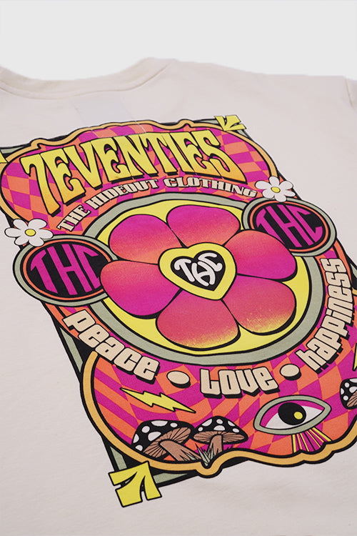 7eventies Flower Oversized Tee