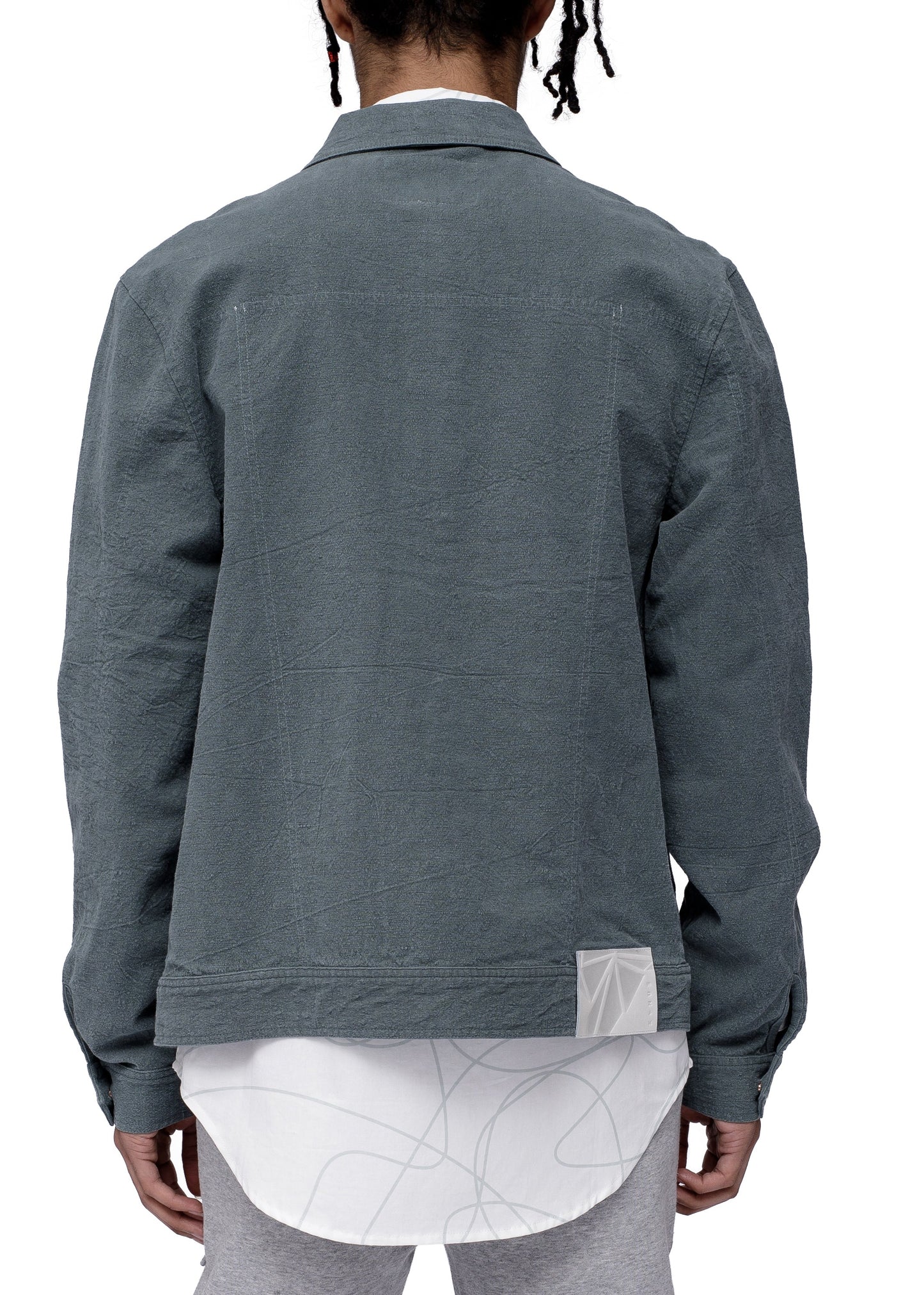 Konus Men's Trucker Jacket In Green