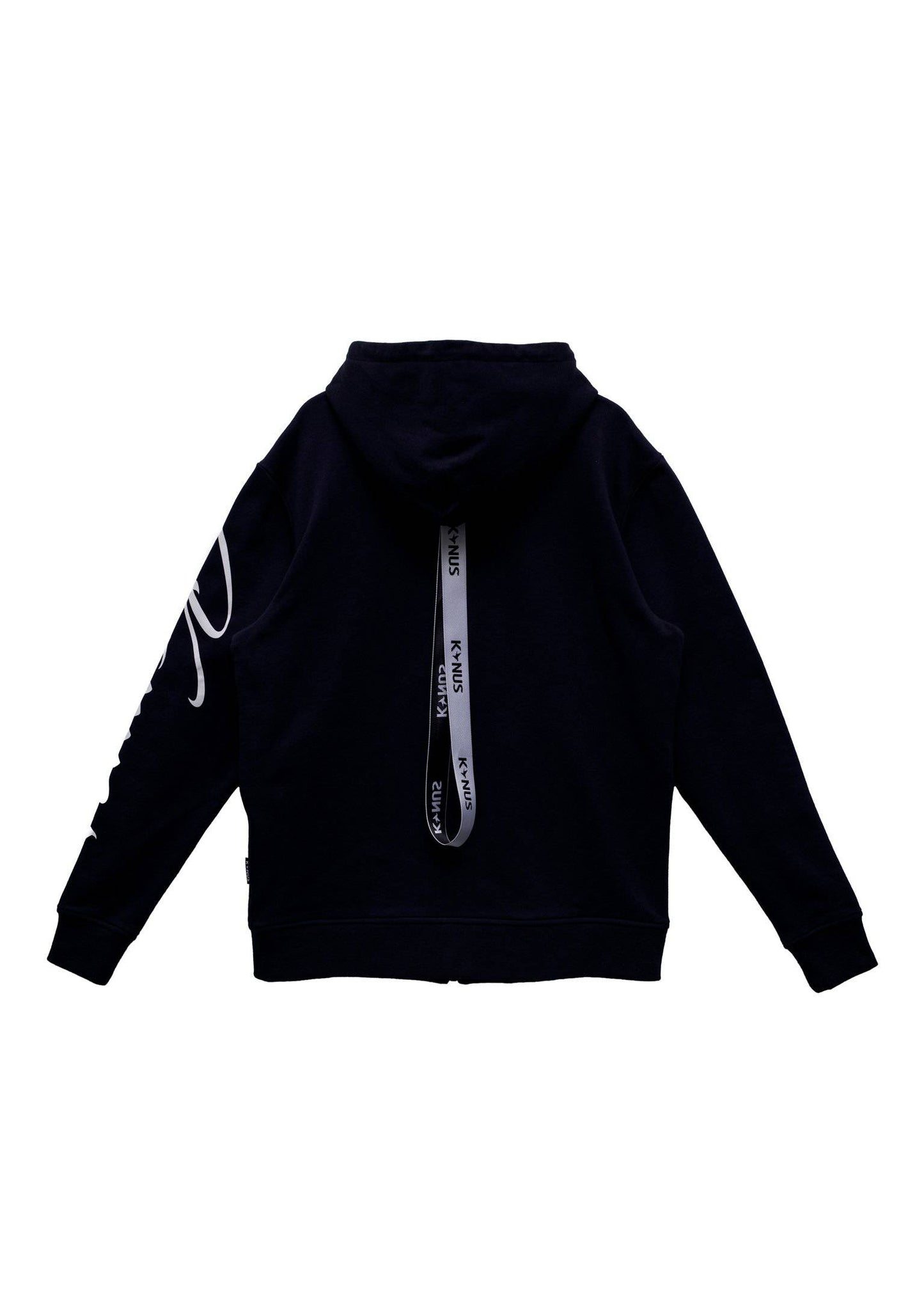 Konus Men's Mock Neck Zip Up Hoodie with Zipper Pockets In Navy