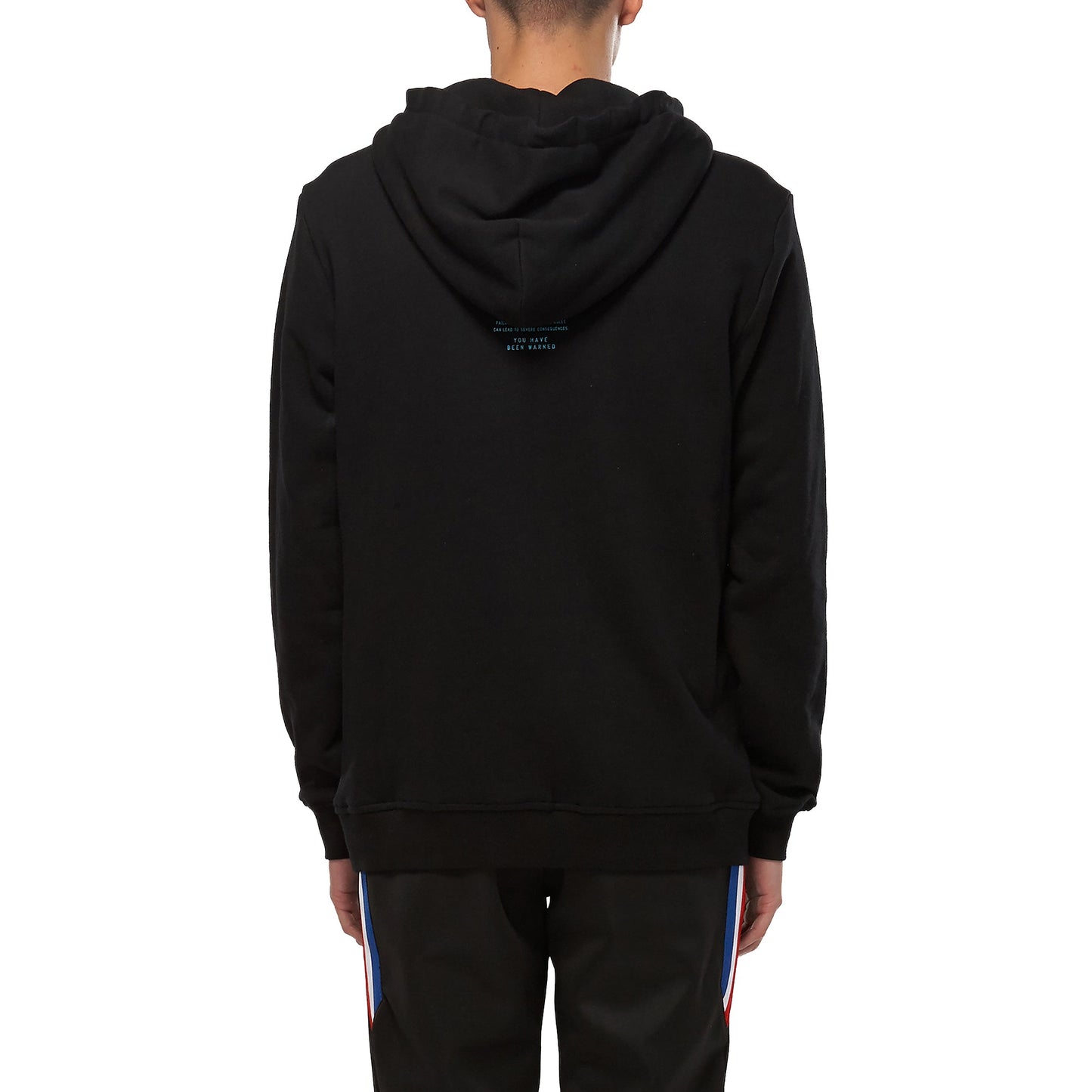 Konus Men's Graphic Pullover Hoodie in Black