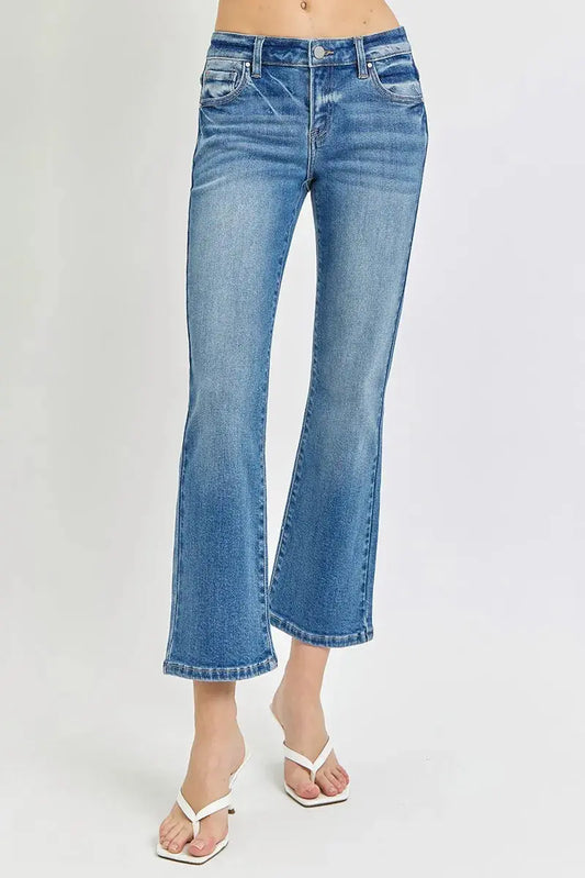 Jeans - Low Rise Plus Size Comfy Fit - Flare
