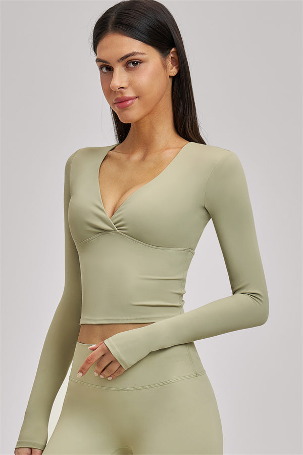 The Swoon Long Sleeve Crop top