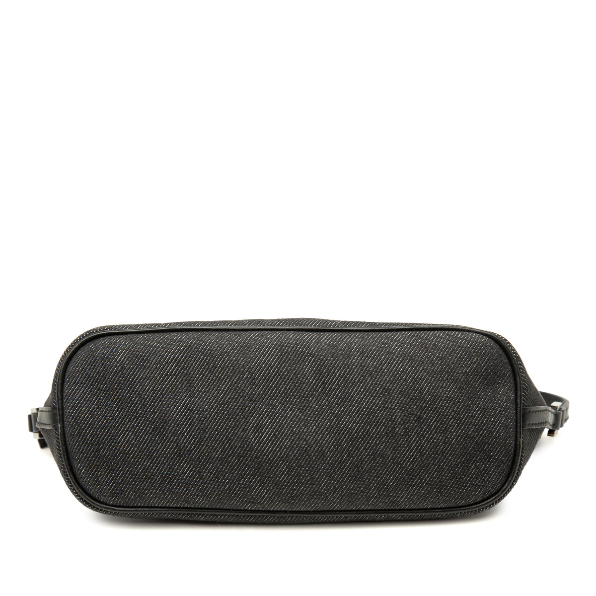 Shoulder Bag Denim Boat Black (Pre-Owned)