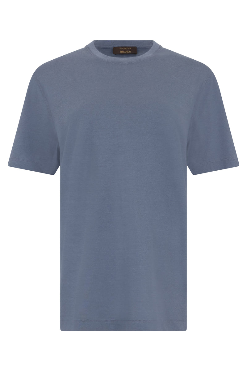 Slowear T-Shirt in Denim Cotton