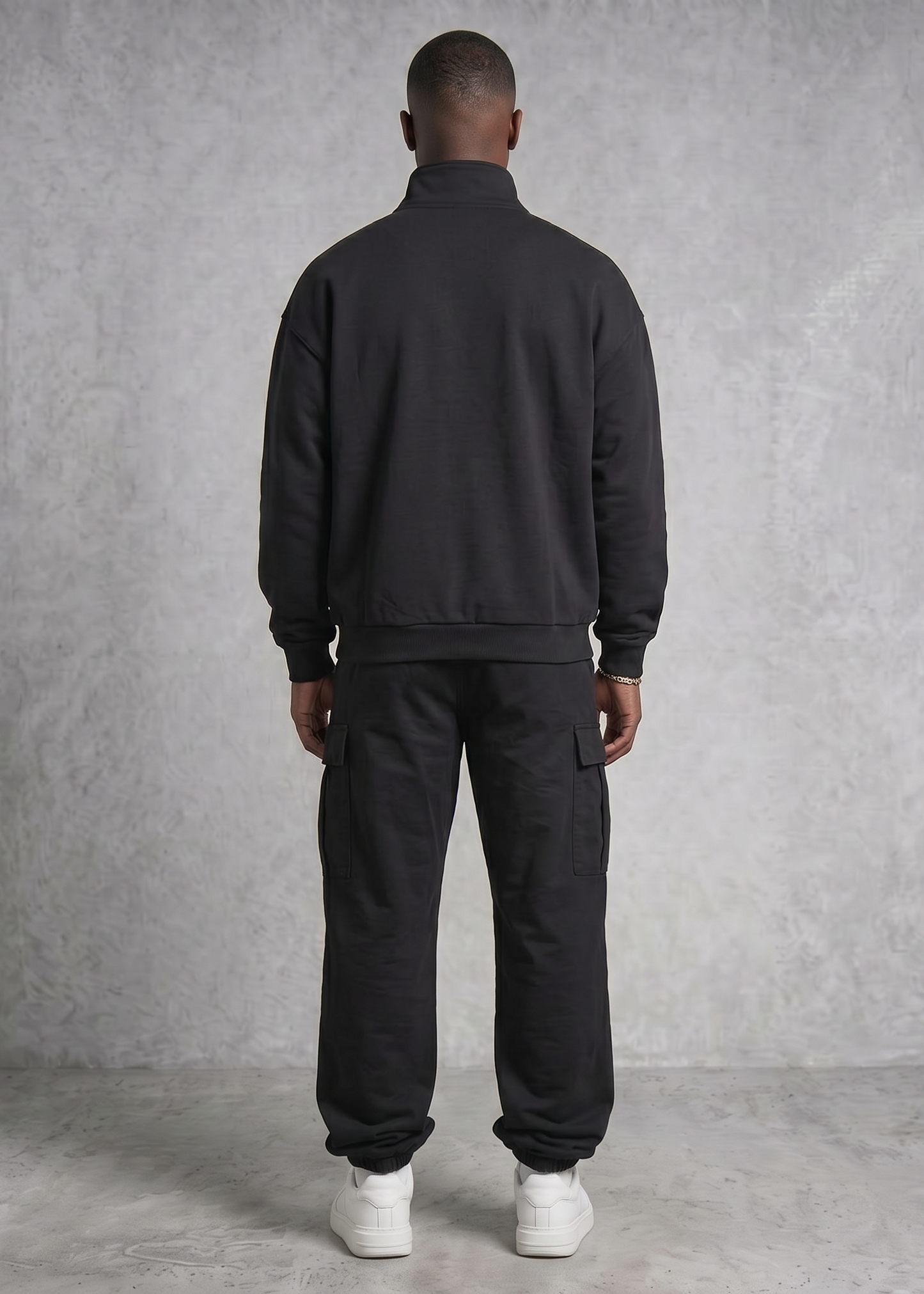 Club Collegiate Oversized Full-Zip Sweatshirt