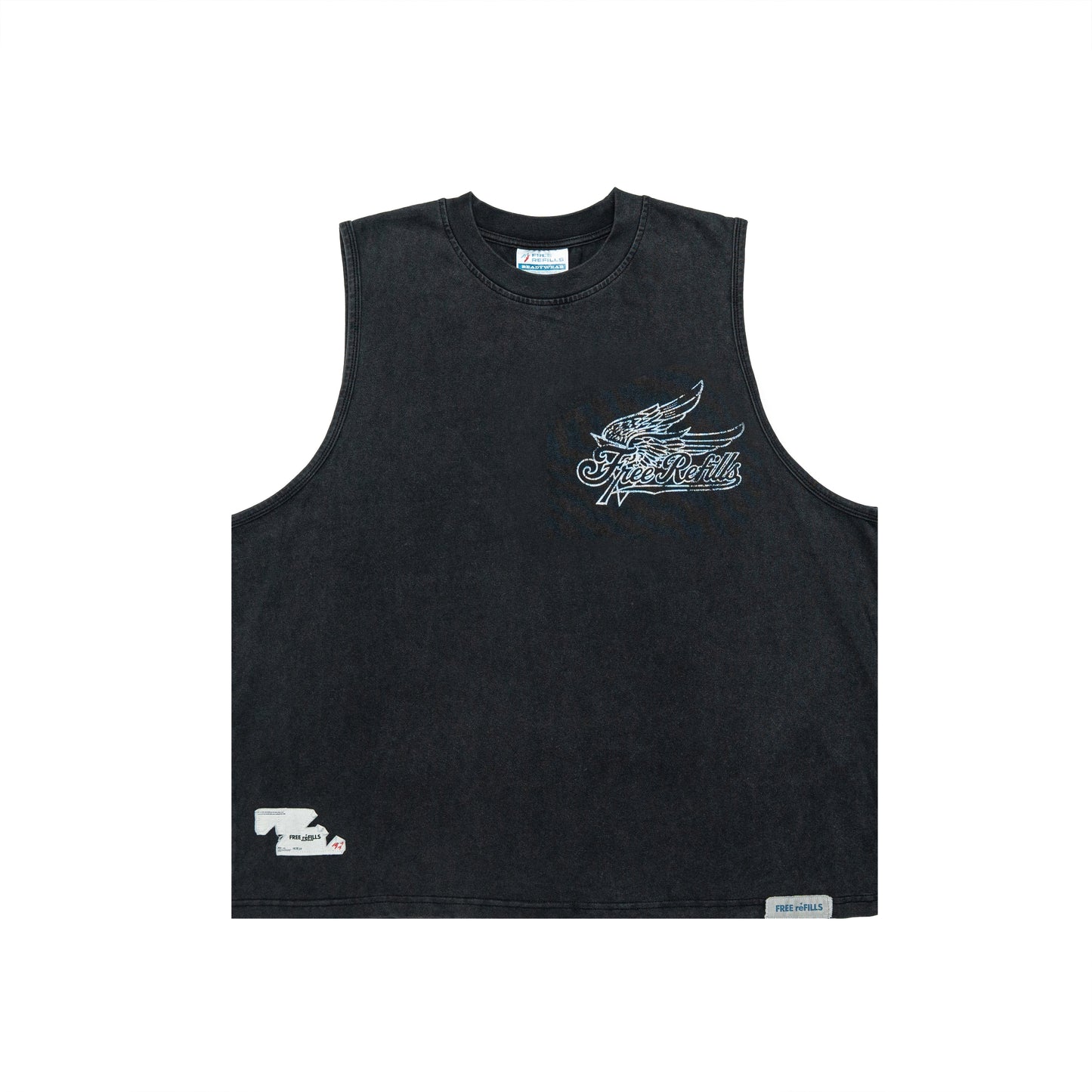Service Cut-Off Tee - Black
