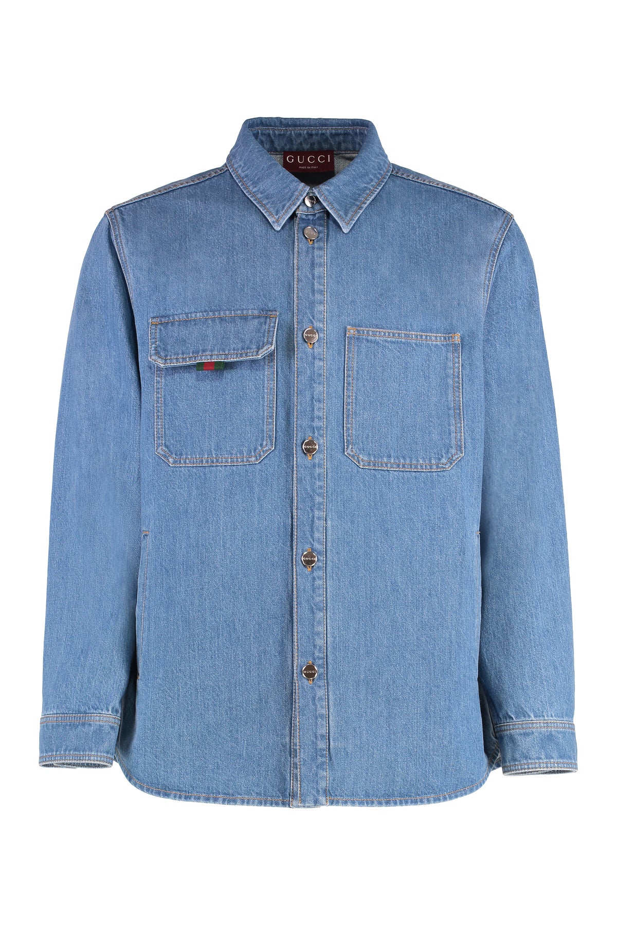 Denim Shirt in Light Blue
