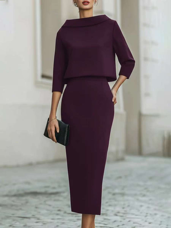 Women's Bodycon Skirt & Top Two-Piece Set — Urban Commute Fashion