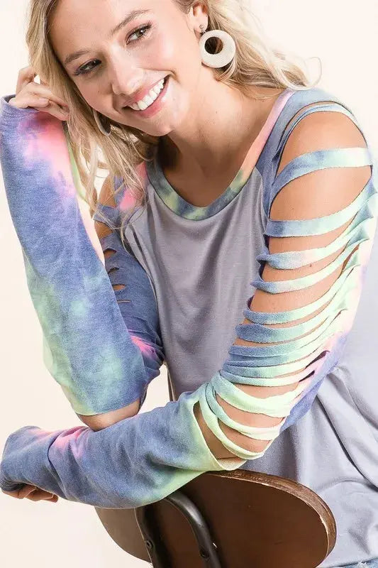 Women's Tee - Tie Dye Jersey Knit - Soft & Stylish