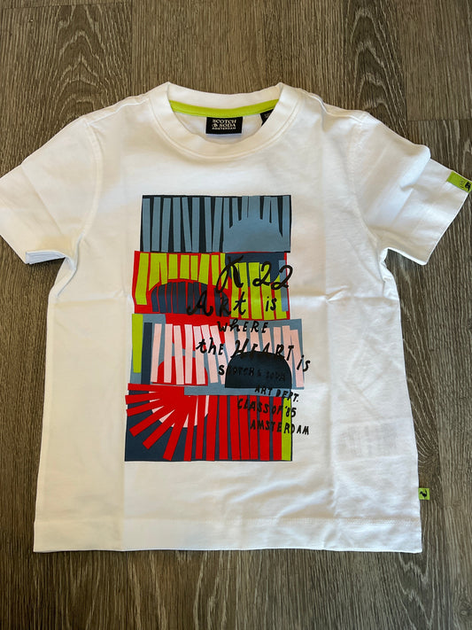 Scotch and Soda - Relaxed Fit Artwork T-shirt