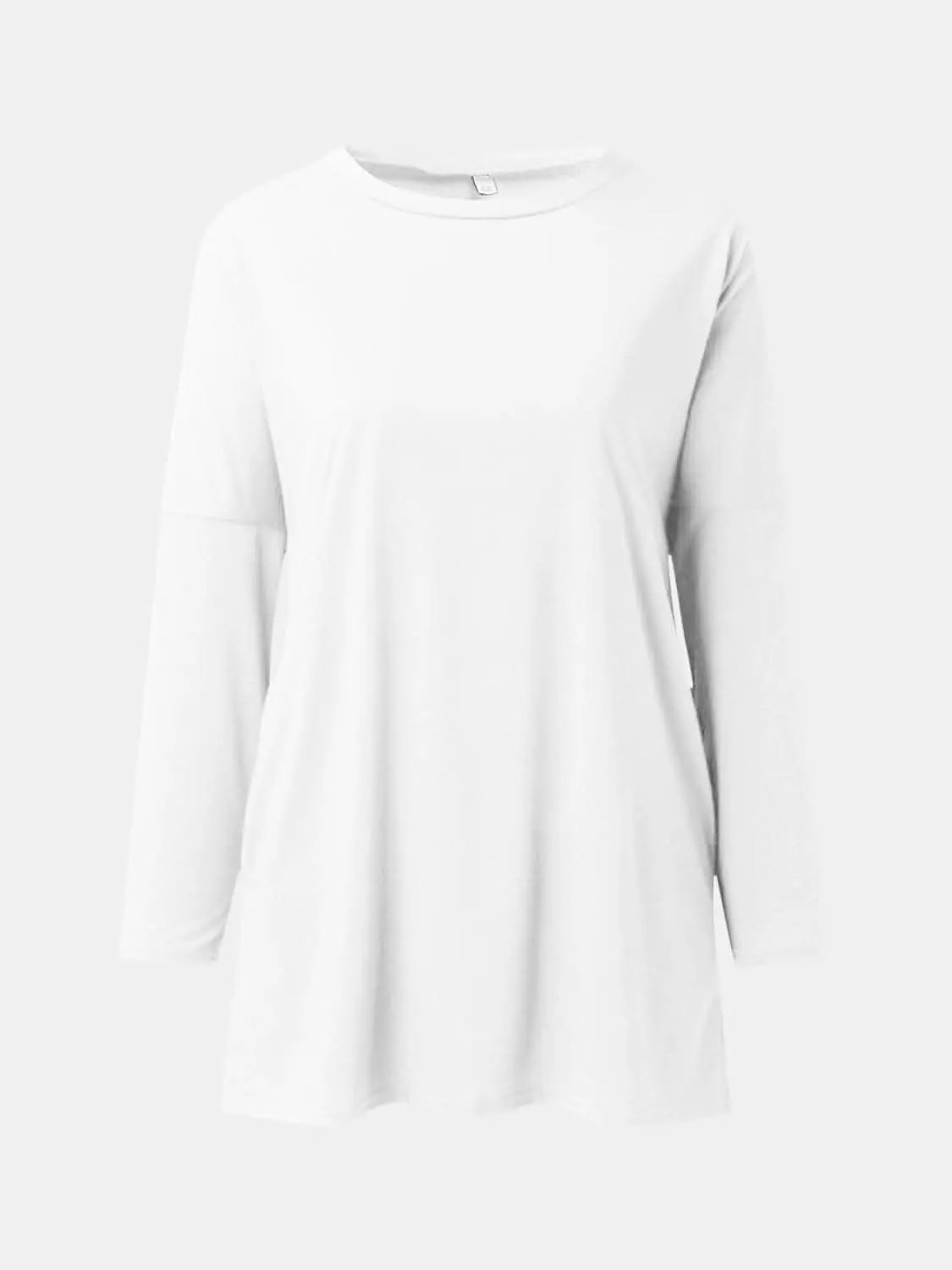 Trendsi Pocketed long sleeve tee - chic style