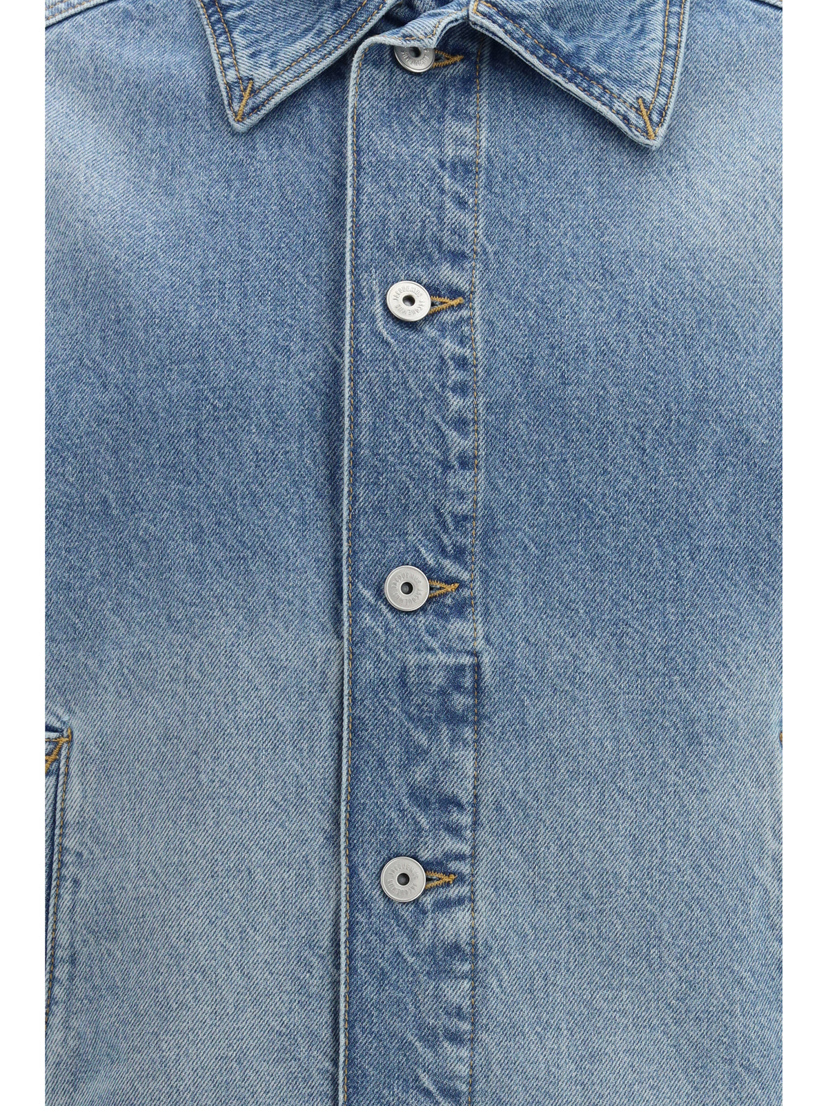 Jacquemus Denim Jacket Blue/Tobacco, view 2
