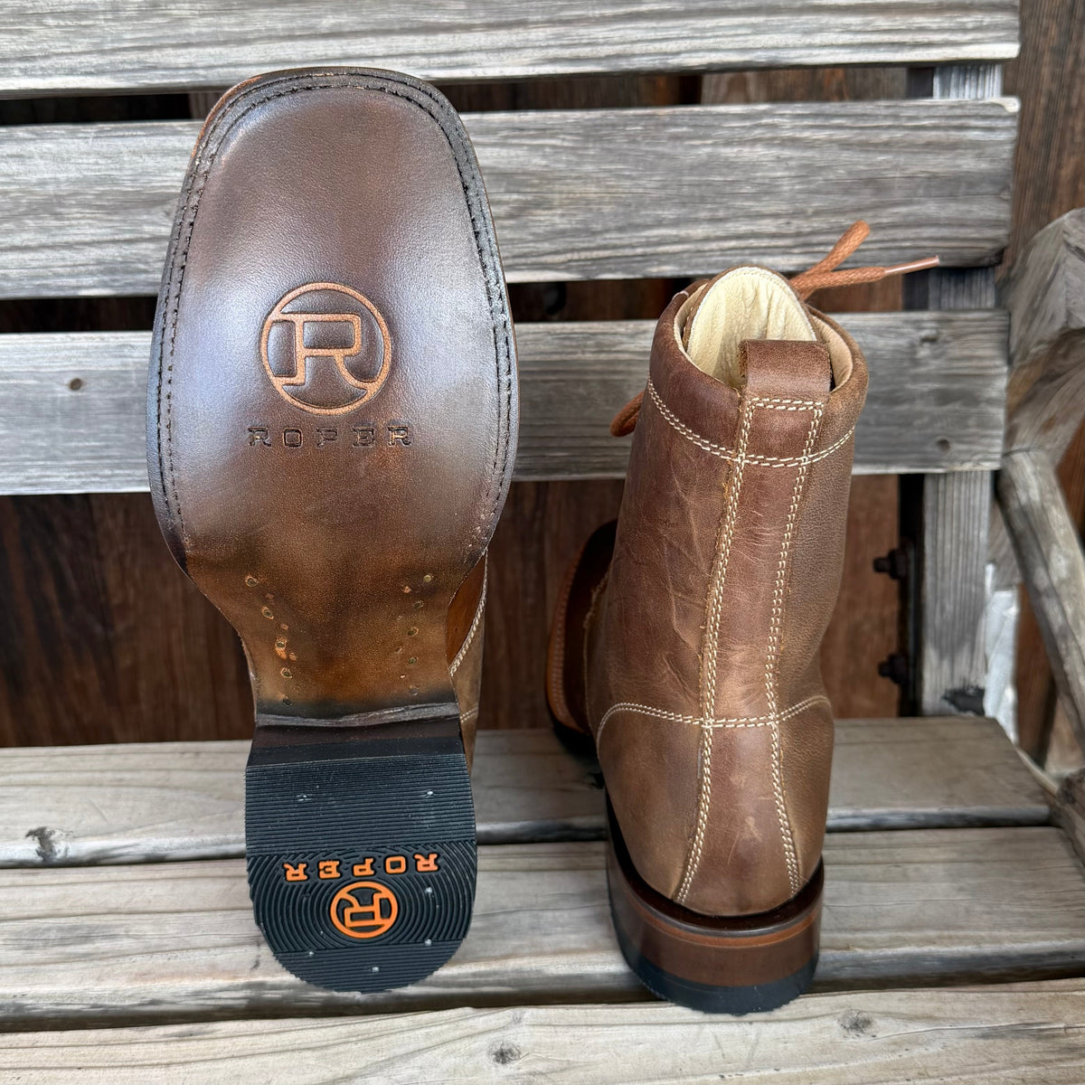 Tan Roper Lace | Roper Boots